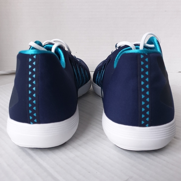 Under Armour Wm's Street Precision  Midnight Navy Low Top Lace-Up Sneakers 8.5 - Picture 9 of 16